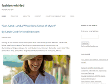 Tablet Screenshot of fashionwhirled.com